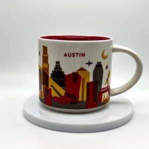 Starbucks 2015 You Are Here Collection Austin Texas Coffee Mug Cup 14 Oz